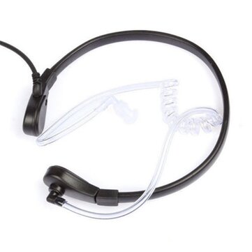 Adjustable Throat Mic Earphone Microphone Suitable for VX-7R Yaesu VX-6R VX170R Walkie-talkie Throat