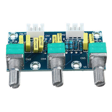 XH-M802 Passive Tone Board Amplifier Preamp Power Module Low High Sound Adjustment Electronic PCB Bo