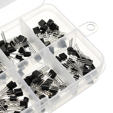 1000pcs 10 Values Transistor Assortment Kit Transistors Box Pack 100pcs Each Value S9012 S9013 S9014