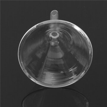60mm Transparent Glass Triangle Funnel Lab Glassware