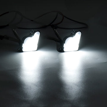 Pair LED Under Side Mirror Puddle Light White For Skoda Octavia Mk3 5E 2012-2017