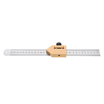Woodworking 45 Degrees Angle Line Caliber Ruler 300mm Precision Measuring Scribe Tool Woodworking To