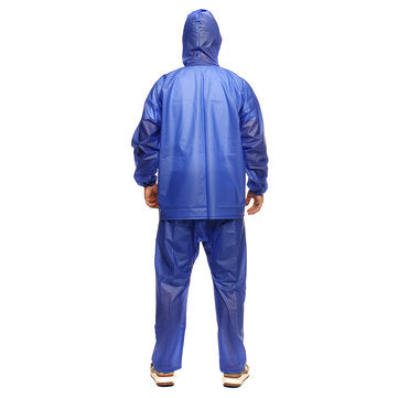 Waterproof Rain Suit Trousers Windproof Raincoat Jacket Working Pant Outdoor Fishing Motorcycle Bike