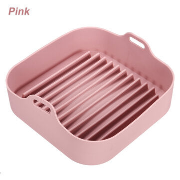 Multifunctional Silicone Baking Tray High Temperature Resistant Non-stick Bread Fri... (COLOR: PINK)
