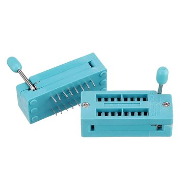 10Pcs IC Lock Seat Zif Socket Test Universal zif Sockets 16Pin