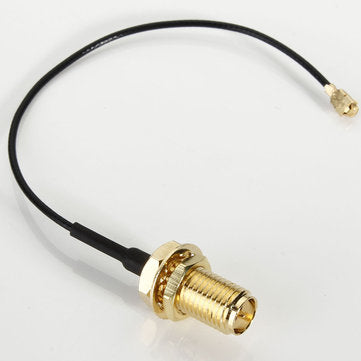 5x DANIU 10cm PCI U.FL / IPX to RP-SMA Female Jack Pigtail Cable