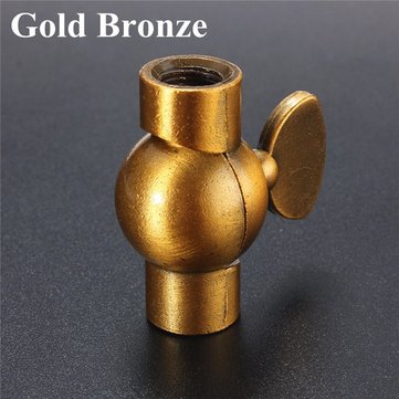 40*40*15MM Vintage Light Lamp Bulb Holder Socket Droplight Connector Zinc Al... (COLOR.: GOLDBRONZE)