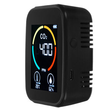 YZ-12 Carbon Dioxide Detector Portable Household USB Infrared Air Humidity Temperature