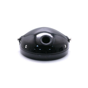 7 inch Motorcycle Headlight Housing Black Aluminum Headlamp Cover Shell Bowl Mounting