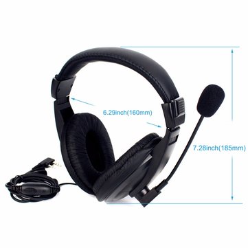 Retevis 2 Pin Retevis R-114 Headset Earpiece For KENWOOD BAOFENG UV-5R Retevis H777 TYT PUXING Two W