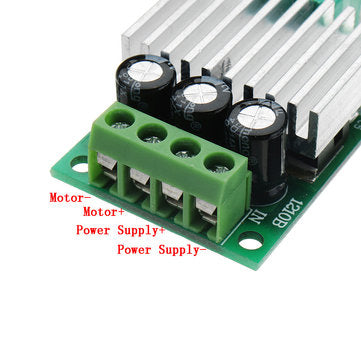 3pcs DC 12V To 24V 10A High Power PWM DC Motor Speed Controller Regulate Speed Temperature And Dimmi