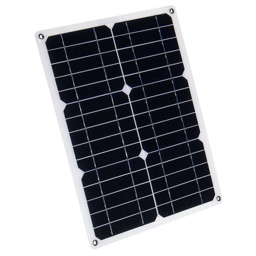 40W 18V Mono Solar Panel Dual 12V/5V DC USB Monocrystaline Flexible Solar Charger For Car RV Boat Ba