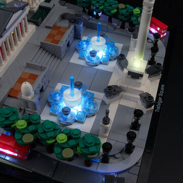YEABRICKS DIY LED Light Lighting Kit ONLY For LEGO 21045 Trafalgar Square Block Bricks Toy