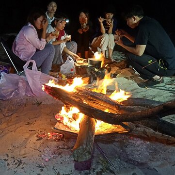 56*56*43cm Large Picnic Wood Fire Bonfire Stove Small Raw Carbon Stove Outdoor Camping Self-driving