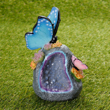 Outdoor Garden Solar Animal Butterfly LED Night Light Yard Figurine Lamps Pathway Decorations