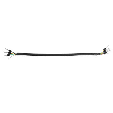 5Pcs M5Stack 24AWG 4-Core Twisted Pair Shielded Cable RS485 RS232 CAN Data Communication Line 0.2M
