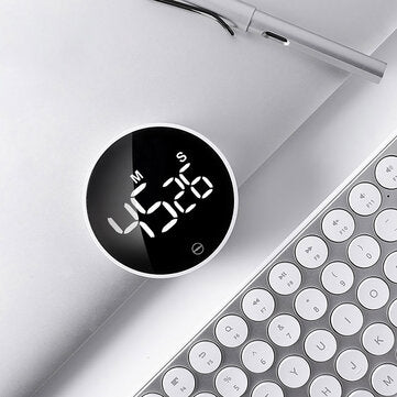 XIAOMI MIIIW Mute Timer Alarm Clock Rotating Timing LED Display Kitchen Digital Timer Magnetic Sucti
