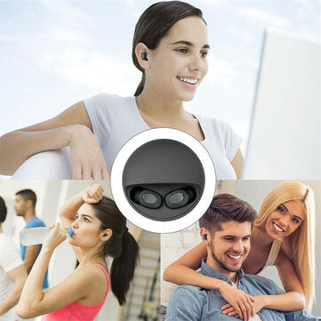 YH-03 Digital Display Headphones TWS Portable Mini Wireless bluetooth 5.0 In-Ear Earphone with Charg