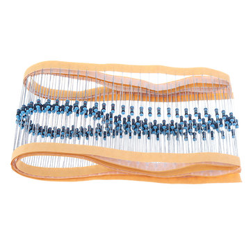 600pcs 1/4W 10K Ohm Resistor +/- 1% 1/4w 10KR Ohm Metal Film Resistors 0.25W Watt Color Ring Resista