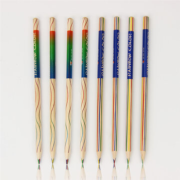 10pcs/set Rainbow Pencil Set Color Painting Pencil For Kid Graffiti Drawing Mat... (QUANTITY: 10PCS)