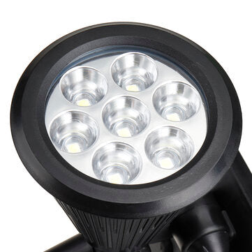 IP65 7LED Beads Solar Power Spotlight Garden Light Outdoor Lawn Landscape Lamp Warm Light