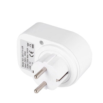 Bakeey 2.1A Dual USB Charger Adapter Smart Socket Shell EU Plug For iPhone 8 Plus XS 11Pro Huawei P3