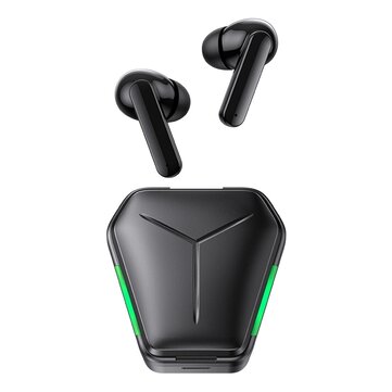 USAMS US-JY01 TWS bluttooth 5.0 Earbuds 9D Stereo Surround Sound Waterproof Gaming... (COLOR: BLACK)