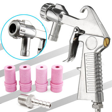 Sandblaster Air Siphon Feed Blast Nozzle Ceramic Tips Abrasive Sand Blasting