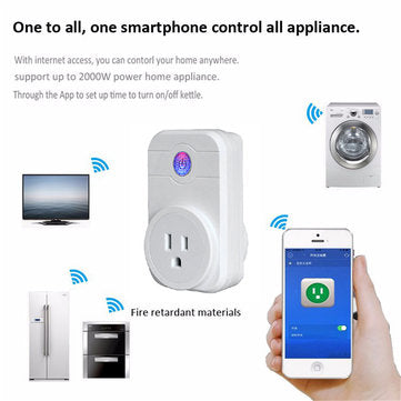 SW1 Wireless WIFI Socket Androind/iOS Phone Remote Control Smart Timer Socket Switch US Plug