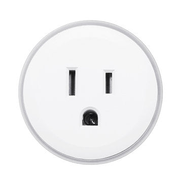 XS-SSA06 AC100-240V 10A US Plug WIFI Control Socket Wireless Timer Switch Outlet With RGB LED Light