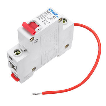 SR95-63 AC220V 40A 1P 400V 50HZ Miniature Circuit Breaker Short Circuit Protector Open Air Switch Fo