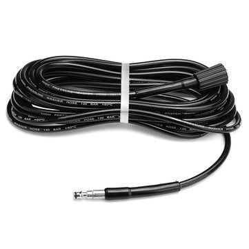 6M High Pressure Washer Hose Black 130Bar Washing Machine Car Wash For VAX