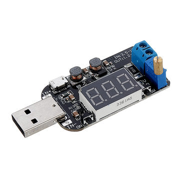 DC 5V to 3.3V/9V/12V/18V/24V USB Adjustable Buck-boost Power Supply Voltage Regulator Module DPL Dis