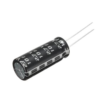 10pcs 2.7V 10F Cylindrical Ultra Super Farad Capacitor High Power Capacitance Supercap 10 x 26mm