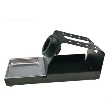 KSGER 907 Metal Soldering Handle Stand Holder with A Square Sponge Carrier Platform Holder