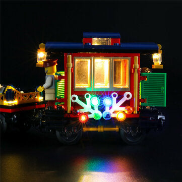 YEABRICKS DIY LED Lighting Light Kit for Lego 10254 Christmas Holiday Car Building Blocks Lighting A
