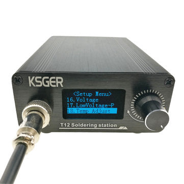V2.1S T12 Digital Temperature Controller Soldering Station Electric Soldering Iron Tips T12-K + 907