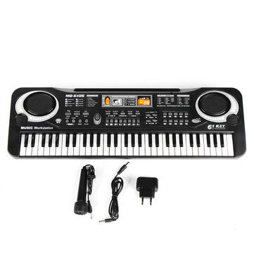 Standard 61 Keys  Children Electronic Piano Keyboard with External Speaker Microphone Supports Singi