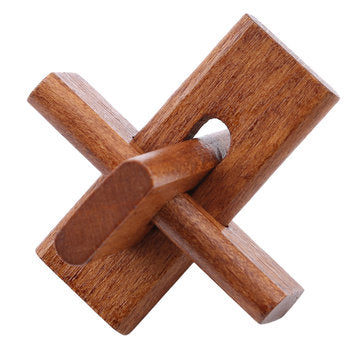 Wooden Kong Ming Lock Game Toys IQ Brain Teaser Interlocking Early Educational Puzzles Toy For Child