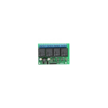 IO25D04 4CH DC 6V-24V Flip-Flop Latch Relay Module Bistable Self-locking Electronic Switch Low Pulse