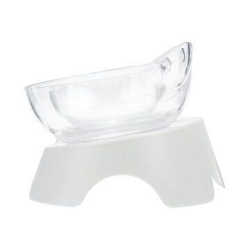 15 Degree Tilt Non-Slip Cat Elevated Bowls Pet Double Bowl for Feeding Container