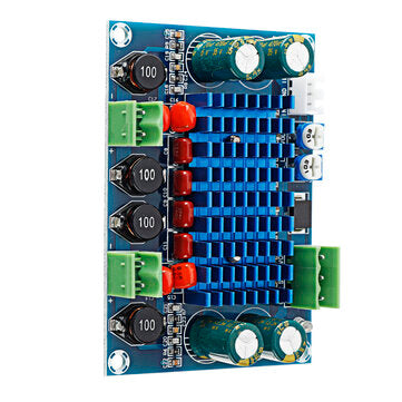 XH-M572 High-power Digital Power Amplifier Board TPA3116D2 Chassis Dedicated to Plug-in 5-28V Output