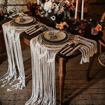 Macrame Wall Hanging Handwoven Bohemian Cotton Rope Tapestry Home Decor