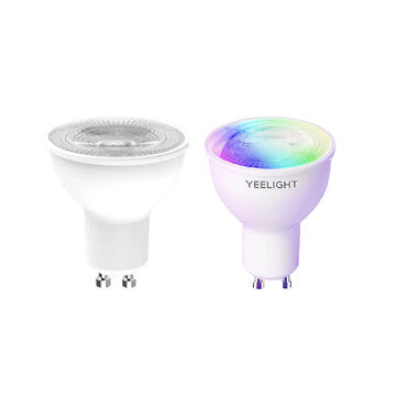 YEELIGHT YLDP004-A GU10 Colorful Smart LED Bulb + 200-240V 4.8W GU10 W1 2700K White Light Dimming Ve