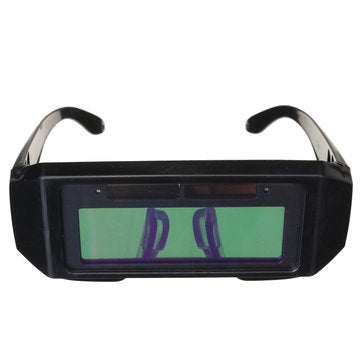 Solar Powered Auto Darkening Welding Mask Helmet Eyes Goggles Tow-way Glasses