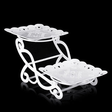 2/3 Tier Cake Stand Cupcake Stand Tower Dessert Stand Pastry Serving Platter (TYPE: #4)
