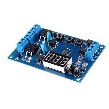 YYD-4 Double MOS Timer Relay Module 2 Channel Cycle Delay Timing Relay for Control Solenoid Valve Wa