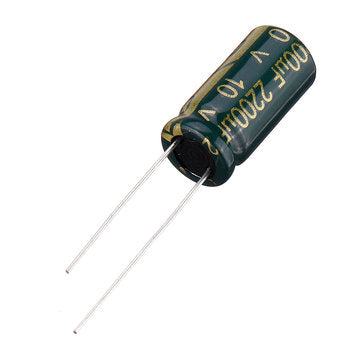 50Pcs 10V 2200UF 10 x 20MM High Frequency Low ESR Radial Electrolytic Capacitor