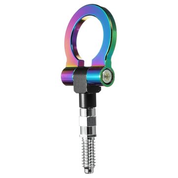 Car Front Rear Bumper Screw-on Tow Hook Racing Style Aluminum for BMW Mitsubish