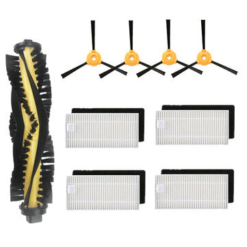 9pcs Replacements for Ecovacs Deebot N79S N79 Vacuum Cleaner Parts Accessories Main Brush*1 Side Bru